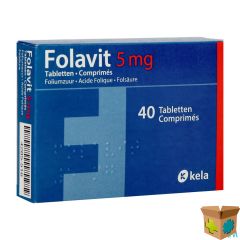 FOLAVIT 5MG COMP 40 X 5MG