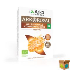 ARKOROYAL KONINGINNEBRIJ BIO 1500MG AMP 20X10ML