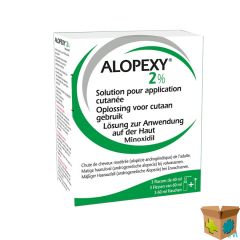 ALOPEXY 2 % LIQUID FL PIPET/SPRAY 3X60ML