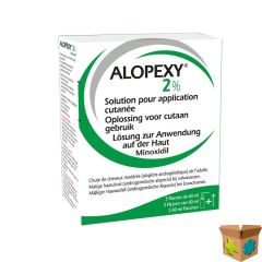 ALOPEXY 2 % LIQUID FL PIPET/SPRAY 3X60ML