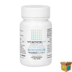 VIT D3 CAPS 60 PHARMANUTRICS