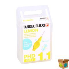 FLEXI YELLOW BORSTELTJE FINE INTERDENTAAL 6