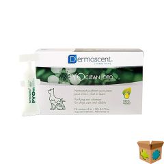DERMOSCENT PYOCLEAN OTO SOL OOR PIPET MONO 10X5ML