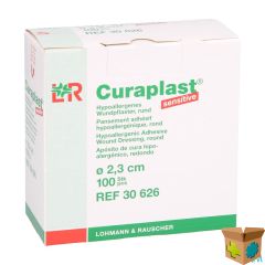 CURAPLAST SENSITIV ROND DIAM.2,3CM SPOTS 100 30626