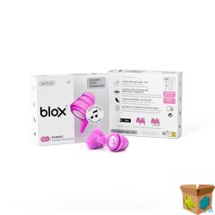 BLOX MUSIC OORDOPPEN FLUO ROZE 1 PAAR