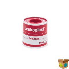 LEUKOPLAST DEKSEL KLEEFPLEIST. 5,00CMX5M 1 0152400