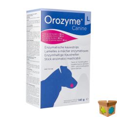 OROZYME CANINE L KAUWSTRIP ENZYM.HOND >30KG 141G