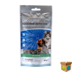 OROZYME BUCCO-FRESH DENTAL CROQ DOG&CAT <10KG 60G