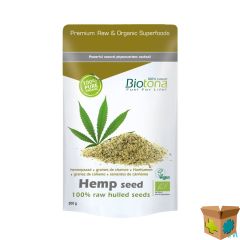BIOTONA HEMP RAW HULLED SEED 300G