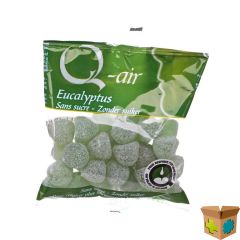 Q-AIR EUCALYPTUS ZONDER SUIKER GOM 85G