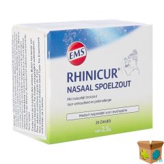 RHINICUR NASAAL SPOELZOUT ZAKJE 20X2,5G