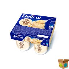 DELICAL RIJSTPAP VANILLE 4X200G