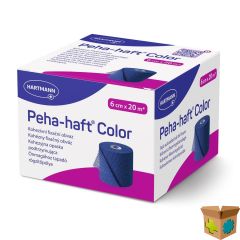 PEHA HAFT HARTM COL.Z/LAT.BLAUW 6CMX20M 1 9324733