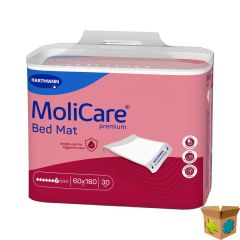 MOLICARE PREMIUM BED MAT 7DROPS 60X180CM+OMSLAG 30