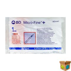 BD MICROFINE+ INS.SPUIT 1,0ML 29G 12,7MM 10 324827