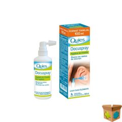 QUIES DOCUSPRAY OORHYGIENE Z/DRIJFGAS SPRAY 100ML