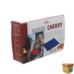 SISSEL CHERRY KERSENPITKUSSEN 23X26CM BLAUW
