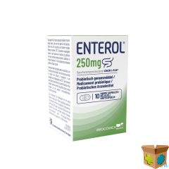 ENTEROL 250 MG CAPS HARDE DUR 10 X 250 MG