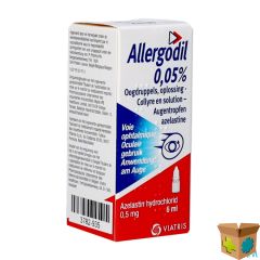 ALLERGODIL 0,05% PI PHARMA OOGDRUPPELS 6ML PIP