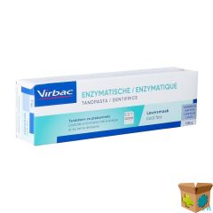 VIRBAC TANDPASTA ENZYMATISCH LEVERSMAAK TUBE 100G