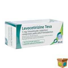 LEVOCETIRIZINE TEVA 5MG FILMOMH TABL 100 X 5MG