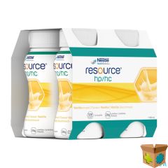 RESOURCE HP HC VANILLE FLES 4X200ML