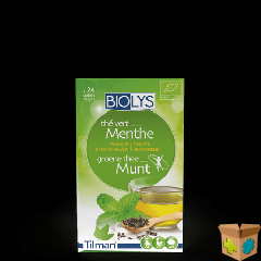 BIOLYS GROENE THEE MUNT ZAKJE 24