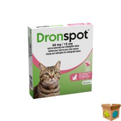 DRONSPOT 60MG/15MG SPOT-ON KAT MEDIUM>2,5-5KG PIP2