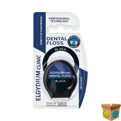 ELGYDIUM CLINIC DENTAL FLOSS BLACK 50M