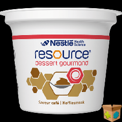 RESOURCE DESSERT GOURMAND CAFE 4X125G
