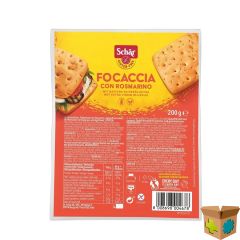 SCHAR FOCACCIA ROSMARIN Z/GLUTEN 200G 6650 REVOGAN