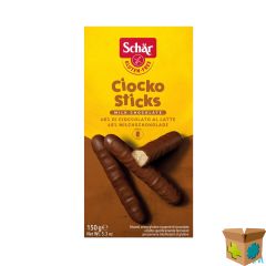 SCHAR CHIOCKO STICKS GLUTENVRIJ 150G 6544 REVOGAN