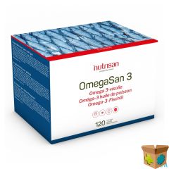 OMEGASAN 3 SOFTGELS 120 NUTRISAN