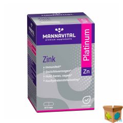 MANNAVITAL ZINK PLATINUM V-CAPS 60