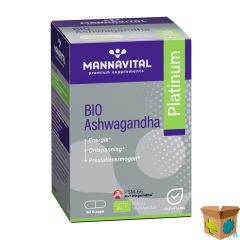 MANNAVITAL ASHWAGANDHA V-CAPS 60
