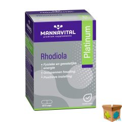 MANNAVITAL RHODIOLA PLATINUM V-CAPS 60