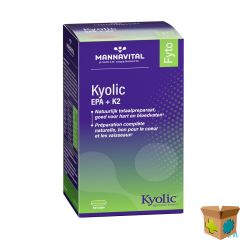 MANNAVITAL KYOLIC EPA+K2 CAPS 80