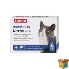 BEAPHAR VERMICON LINE-ON KAT 3X1ML