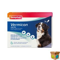 BEAPHAR VERMICON LINE-ON GROTE HOND 3X4,5ML