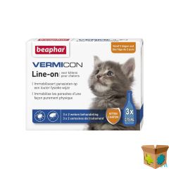BEAPHAR VERMICON LINE-ON KITTEN 3X0,75ML
