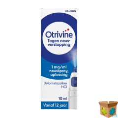 OTRIVINE NEUSVERSTOPPING 1MG/ML NEUSSPRAY 10ML