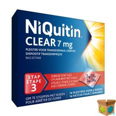 NIQUITIN CLEAR PATCHES 14 X 7 MG