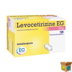 LEVOCETIRIZINE EG 5 MG FILMOMH TABL 100