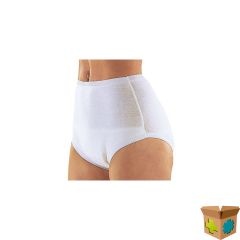 SUPRIMA 1245 SLIP TRICOT PU KRUIS UNISEX WIT T44