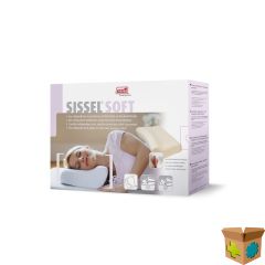 SISSEL SOFT HOOFDKUSSEN VISCO-ELAST+OVERTR.FLUWEEL