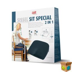 SISSEL SIT SPECIAL 2IN1 WIGKUSSEN GRIJS