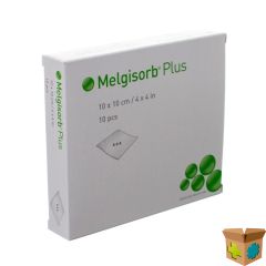 MELGISORB PLUS KP STER 10X10CM 10 252200