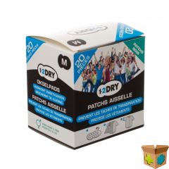 1-2DRY OKSELPADS MEDIUM DARK 20