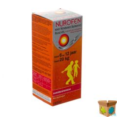 NUROFEN IMPEXECO 4% SIROP STRAWBERRY ZS KIND 150ML