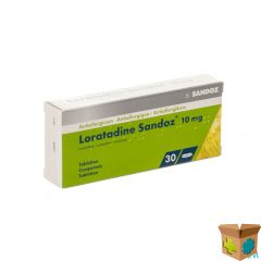 LORATADINE SANDOZ COMP 30 X 10 MG